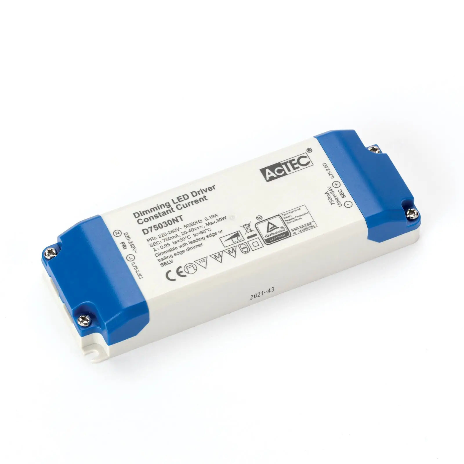 Drajver 30n ACTEC D75030NT, 30 W 750 mA, dimabilan