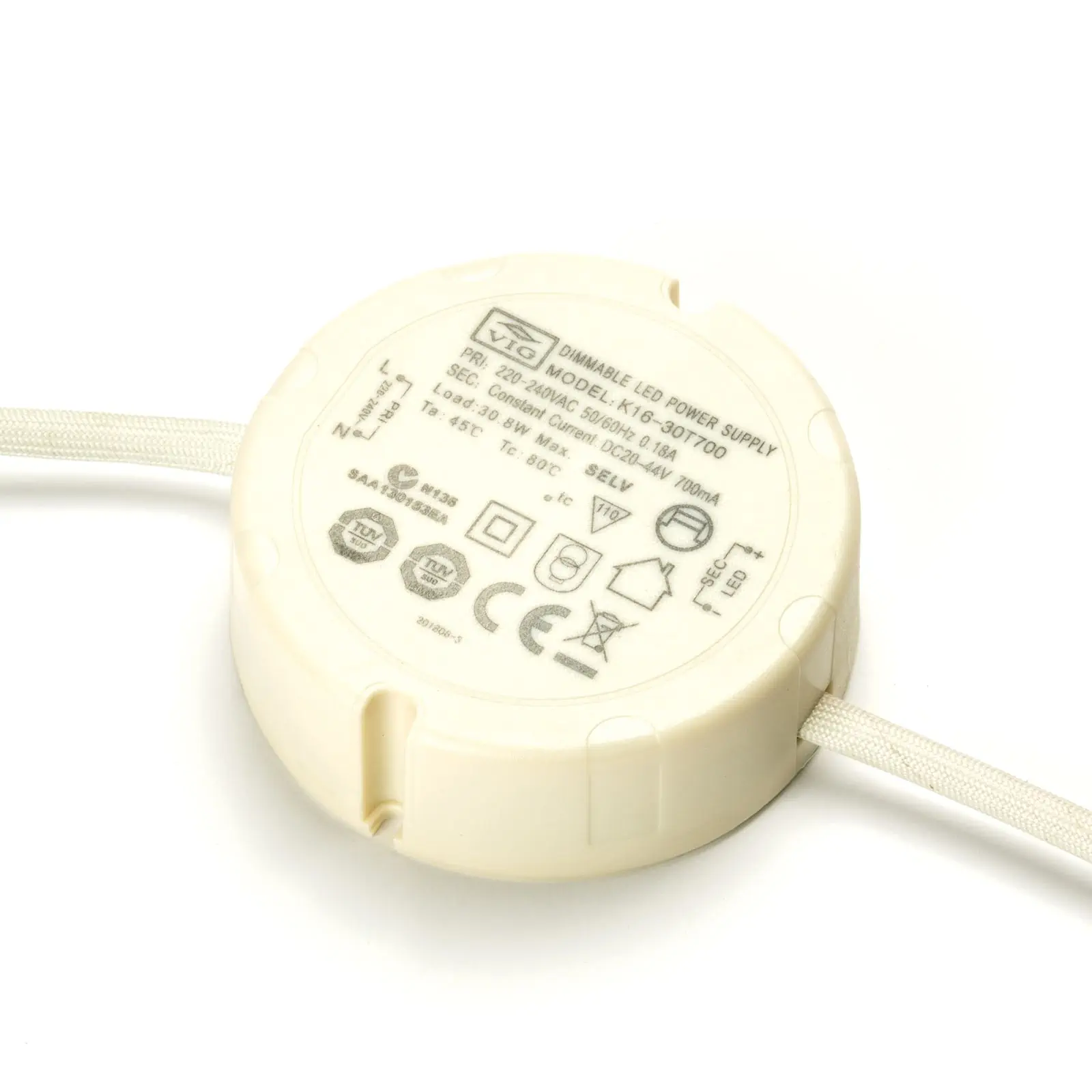 Drajver 31v VIG K16-30T700, 700 mA 30,8 W, dimabilan