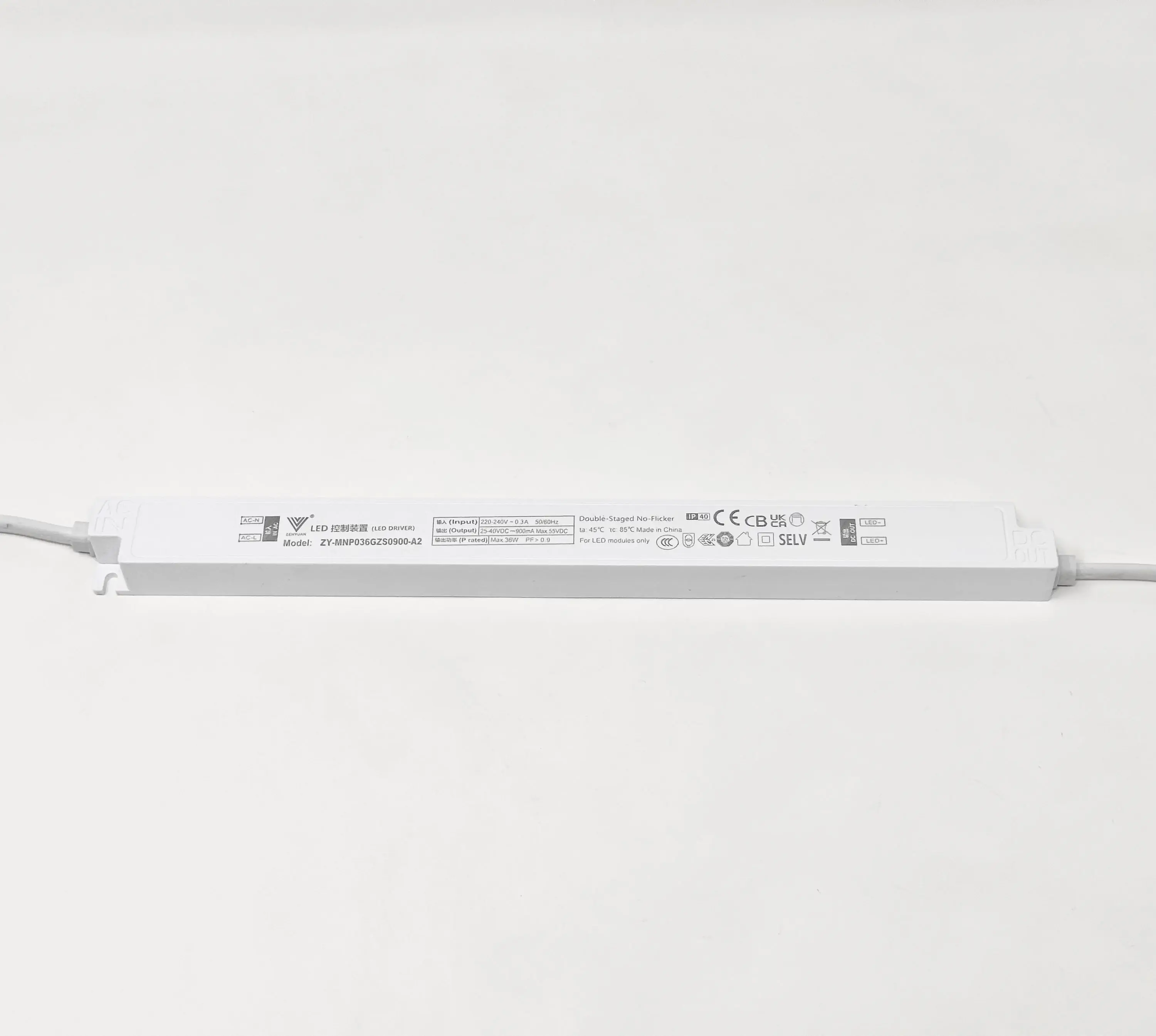 Drajver 36h ZENYUAN ZY-MNP036GZS0900-A2, 900 mA, 25–40 V, 36 W, nije dimabilan