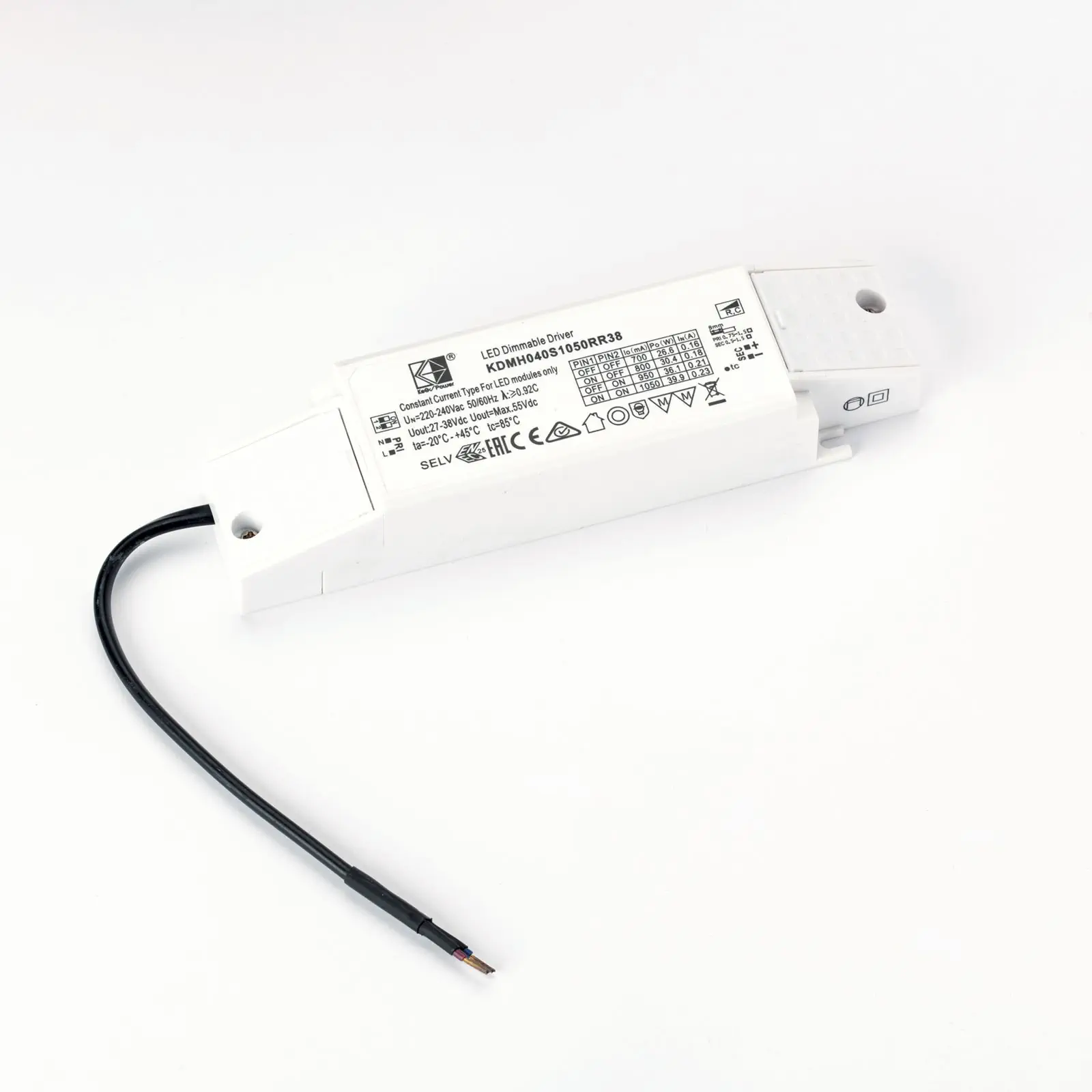 Drajver 40i KeGu KDMH040S1050RR38, 39,9 W, dimabilan