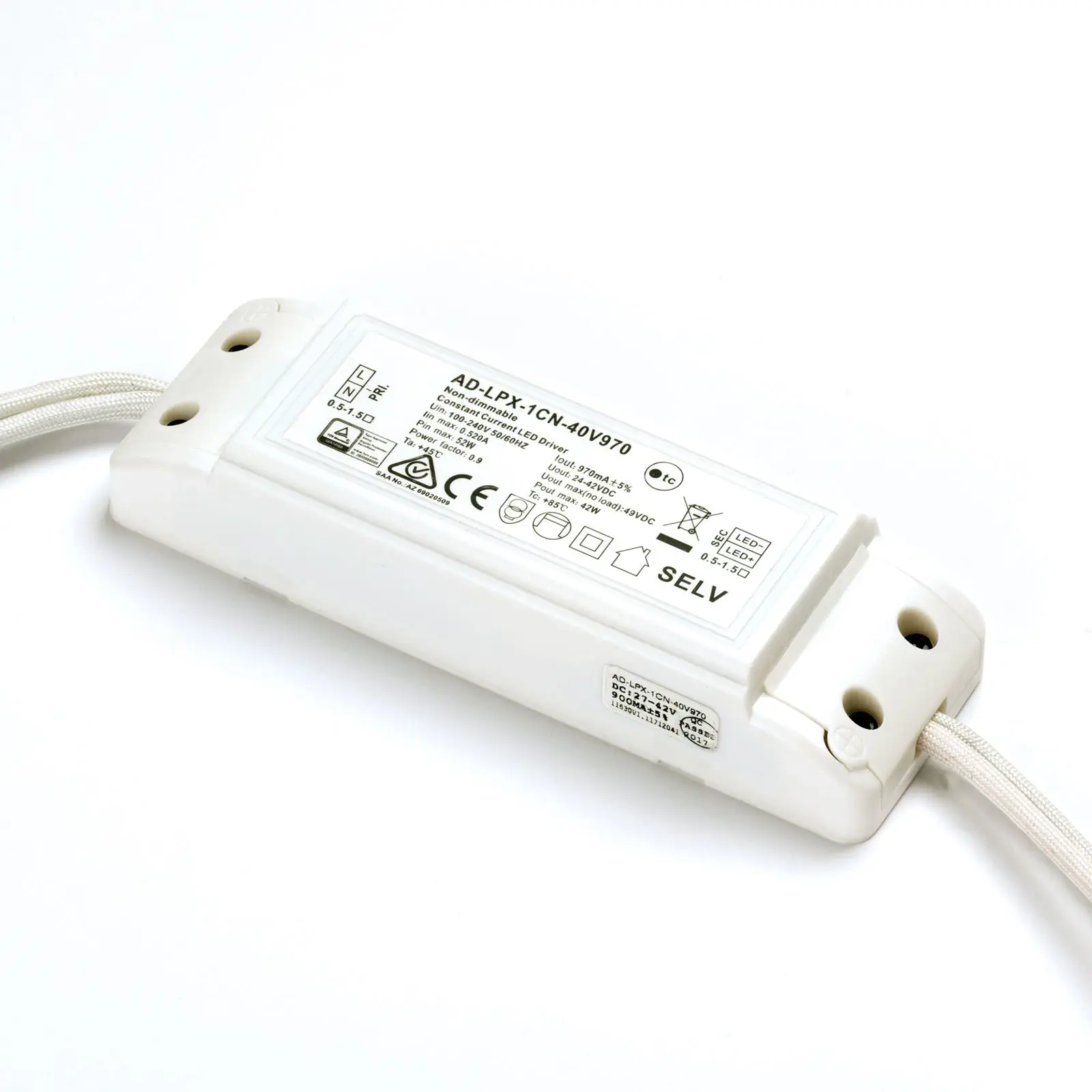 Drajver 42b AD-LPX-ICN-40V970, 42 W 970 mA, nije dimabilan