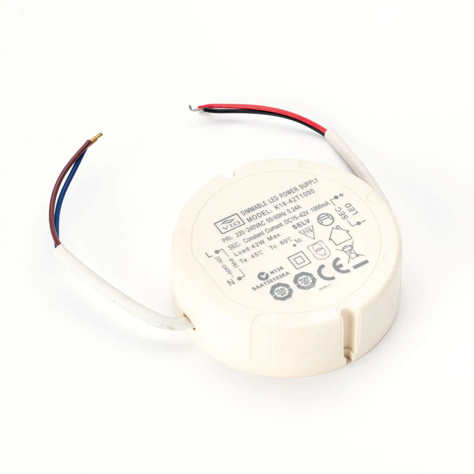 Drajver 42d VIG K18-42T1000, 1000 mA 42 W DI, dimabilan