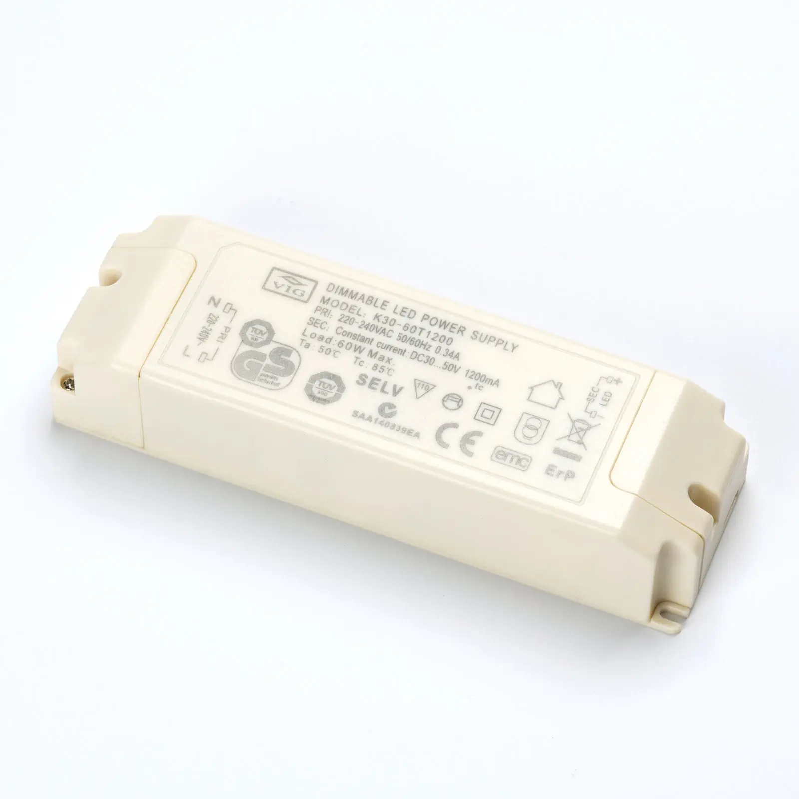 Drajver 60e VIG K30-60T1200 mA 30–50 V, dimabilan