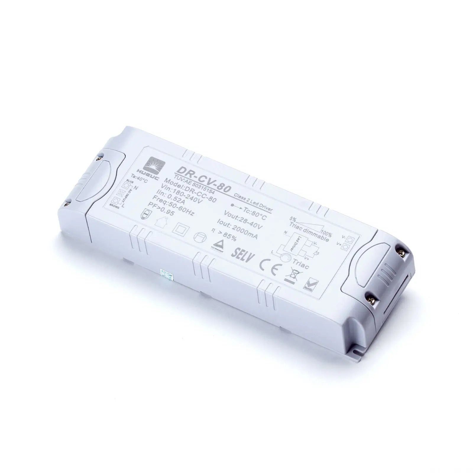 Drajver 80c HUARUI DR-CV-80, 80 W 2000 mA, dimabilan