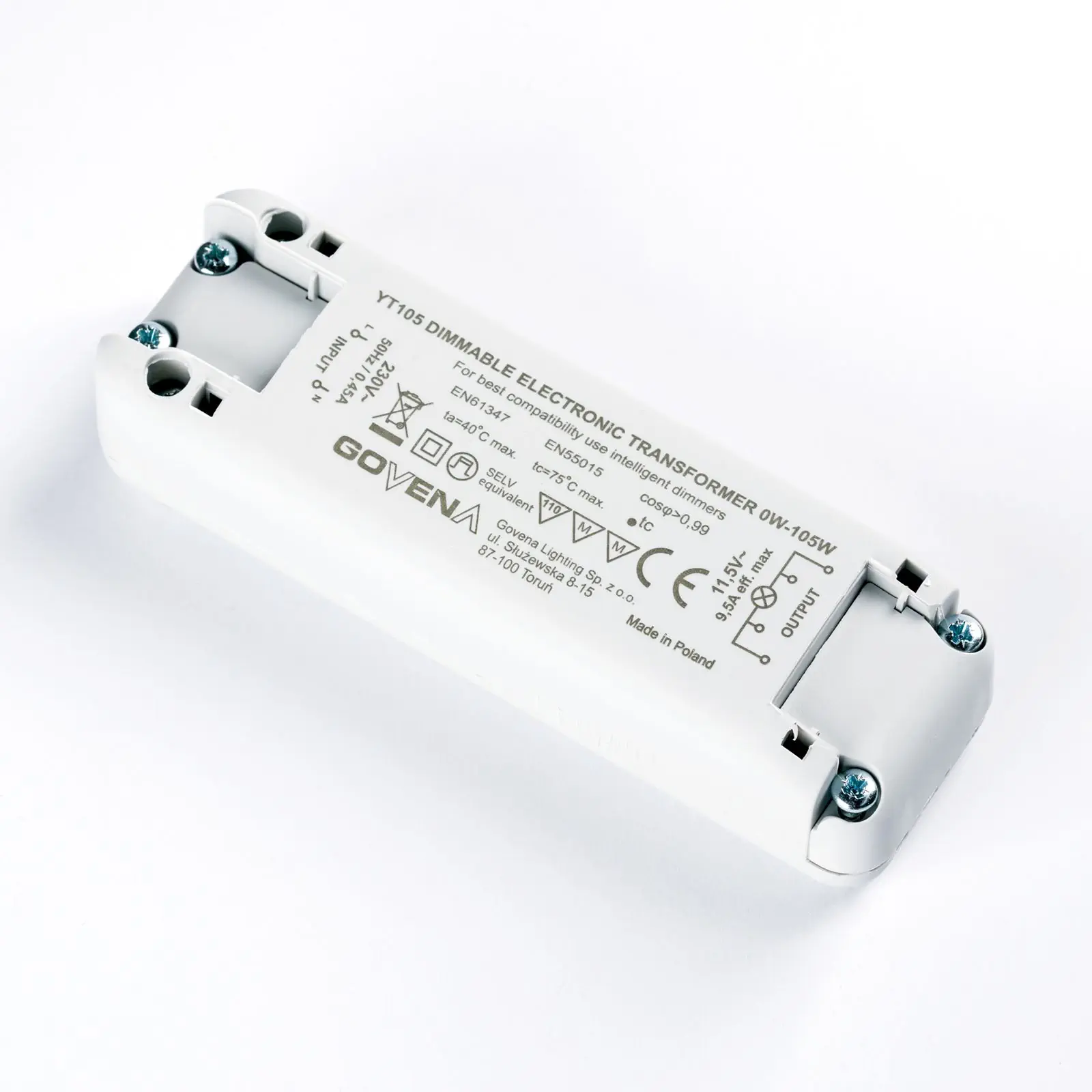 Transformator 105i GOVENA YT105 0-105W LED0-40W, dimabilan