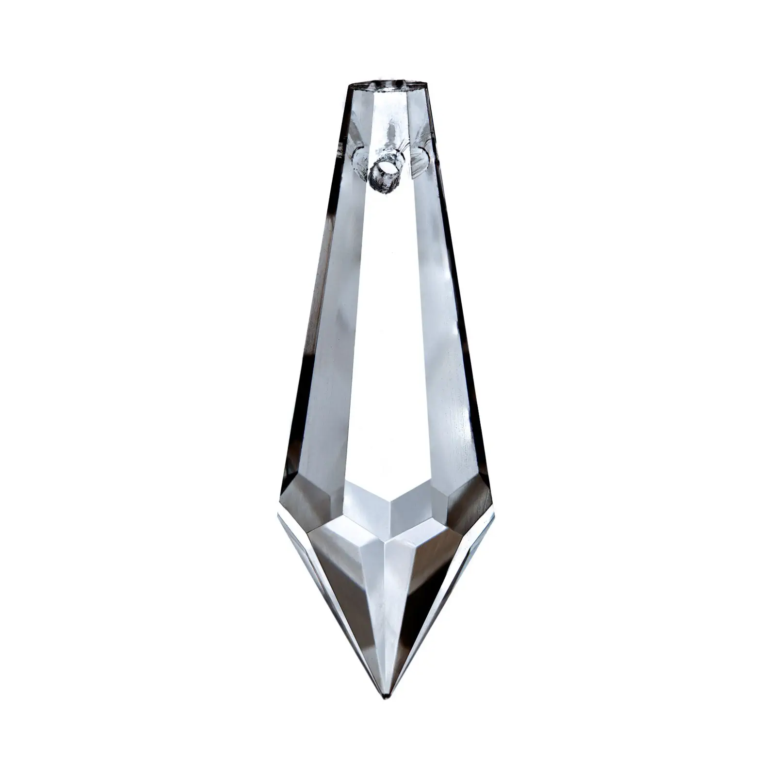 Kristal za luster – šiljati kristal, 50 × 14 mm, transparentni