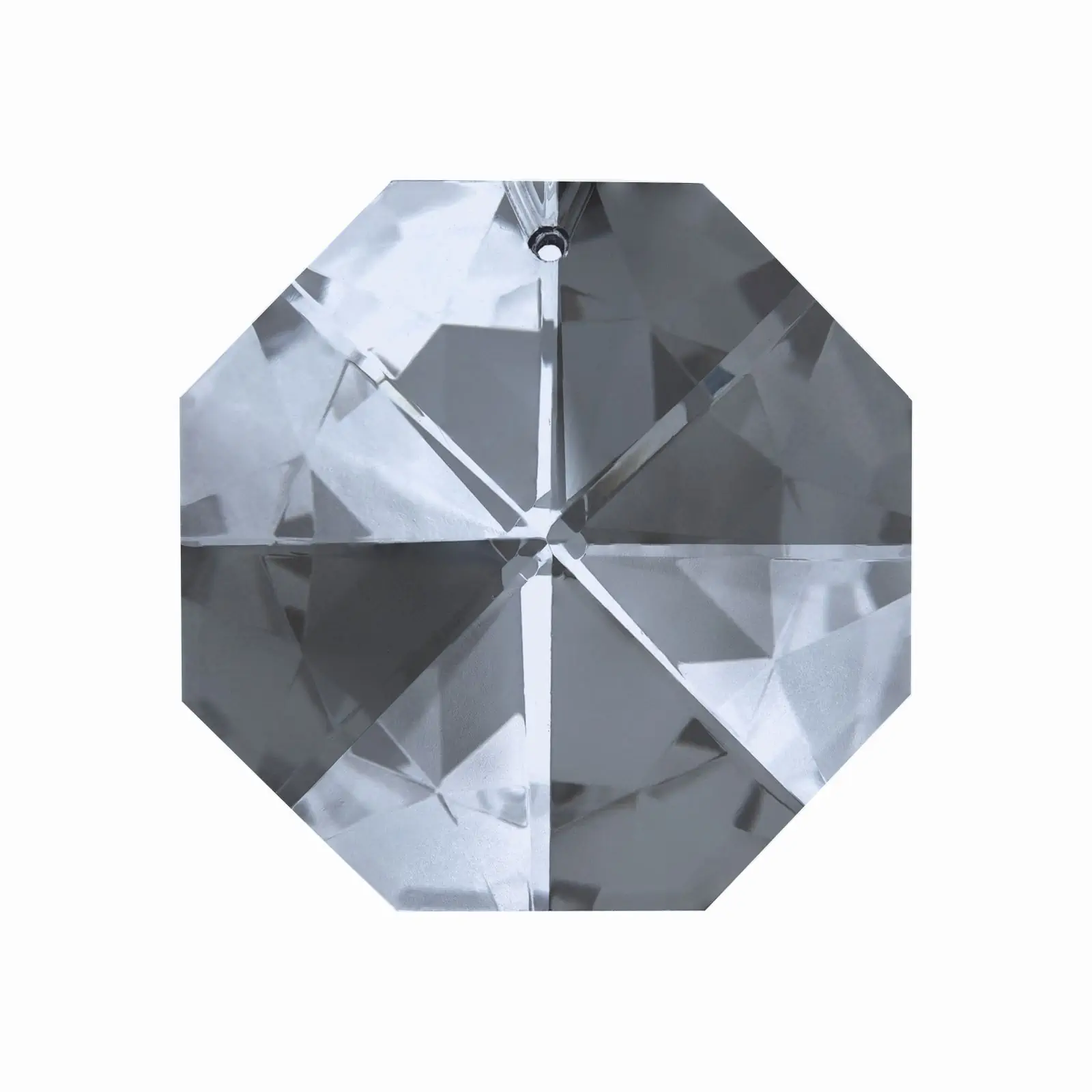 Kristal za luster – T oktagon, 1 rupa, olovno staklo, 22 mm