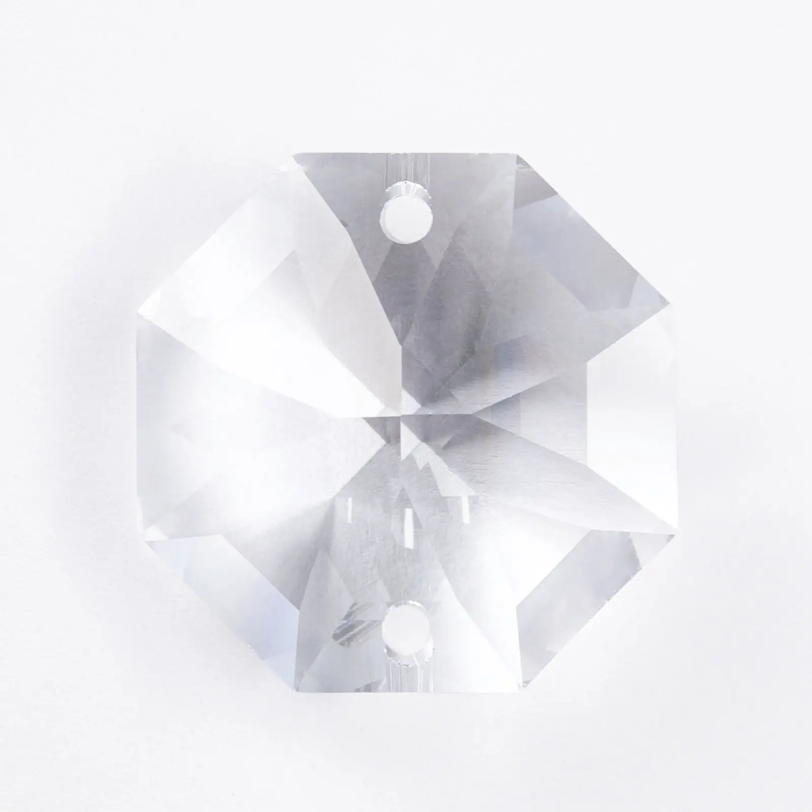 Kristal za luster – oktagon 8015 STRASS® Swarovski® Crystal, 2 rupe, 16 mm, transparentni