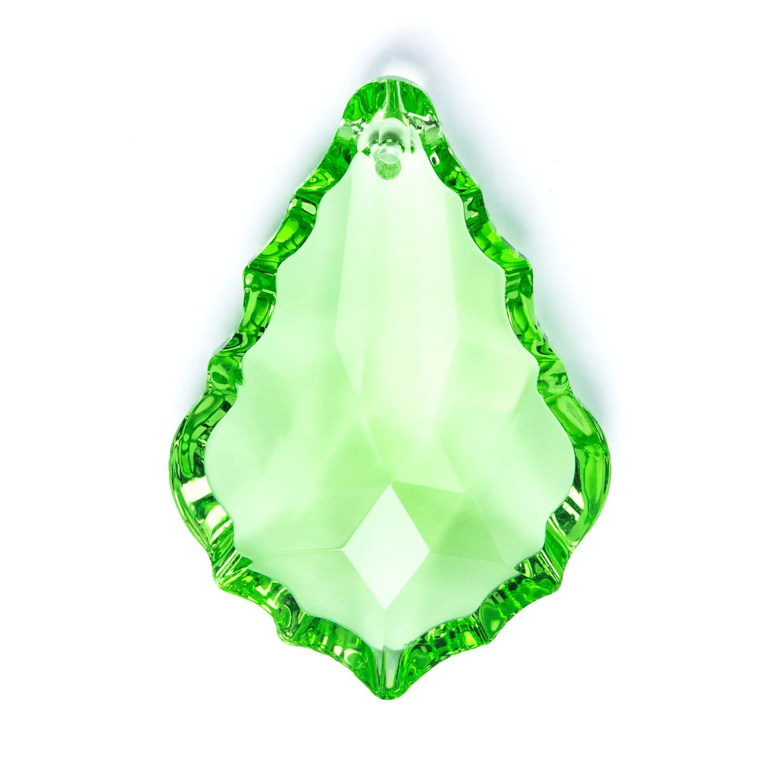 Kristal za luster – viseći kristal STRASS® Swarovski® Crystal, 50 × 35 mm, zeleni