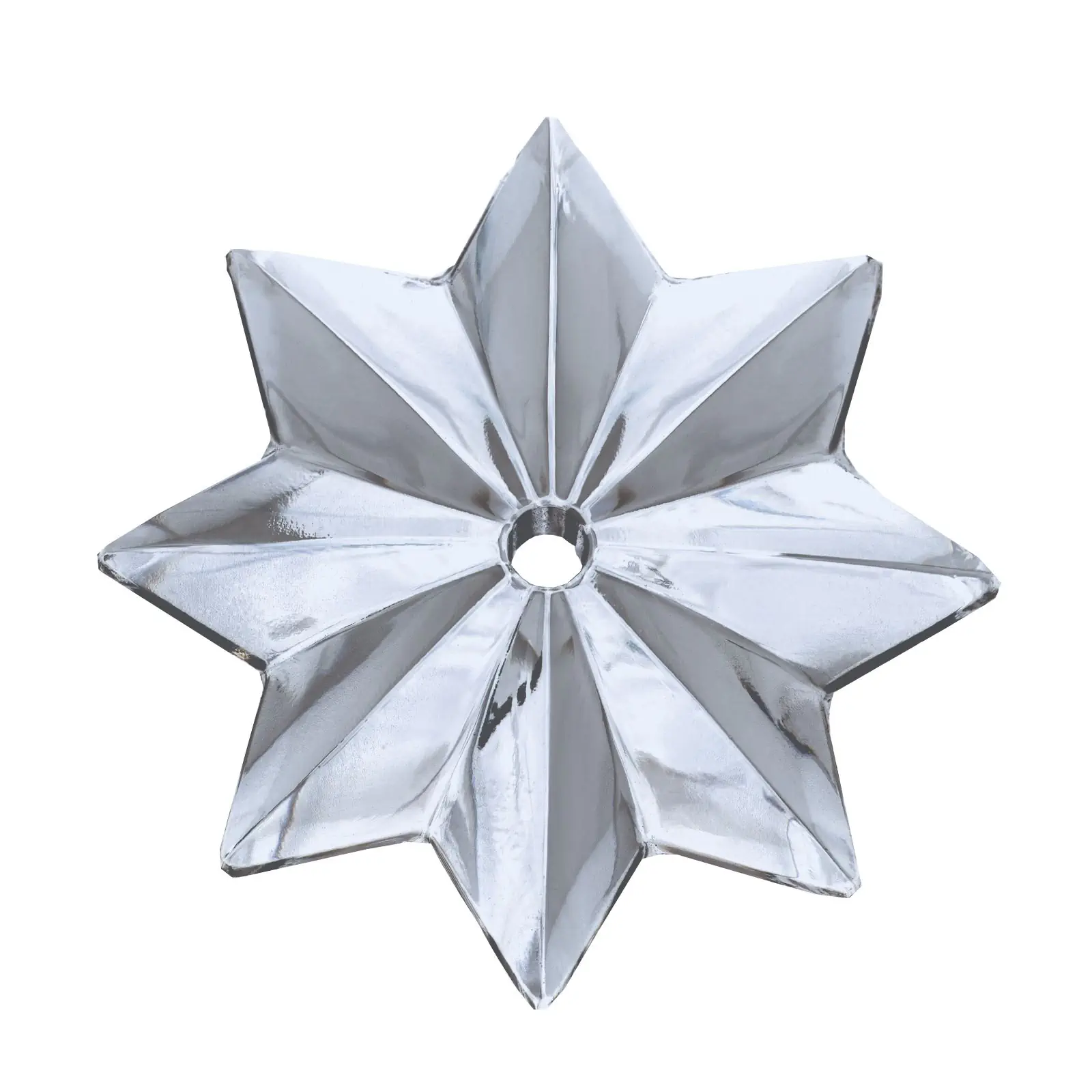 Kristal za luster – zvezda, 45 mm, transparentna