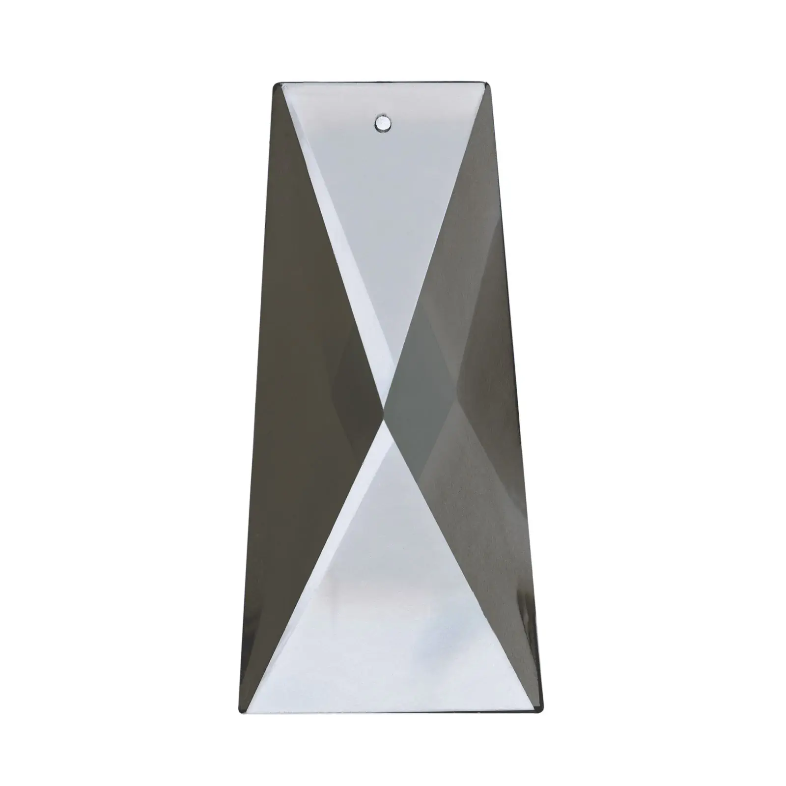 Kristal za luster – kosi kamen, 1 rupa, 63 × 30 mm