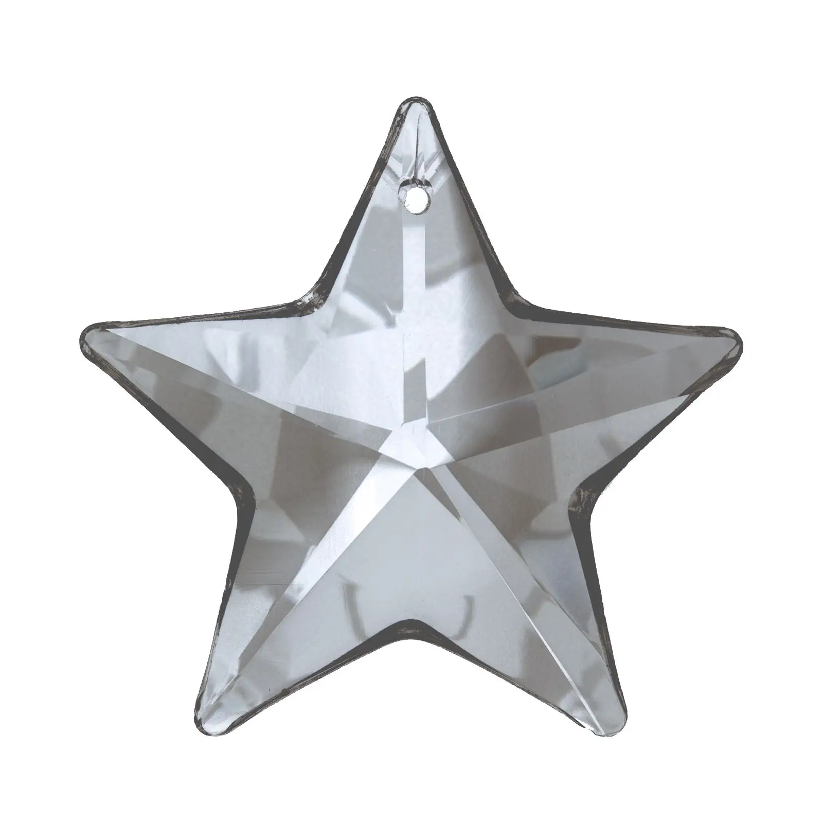 Kristal za luster – zvezda STRASS® Swarovski® Crystal, 40 mm, transparentna